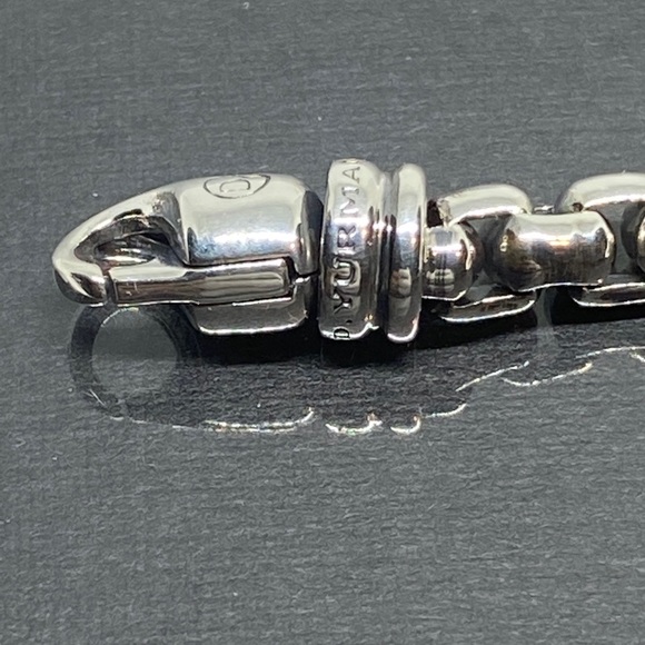 David Yurman 5mm Box Chain Men’s Silver Br… - Picture 5 of 7